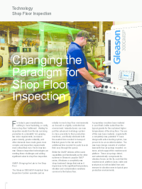 Article - Shop Floor Gear Inspection