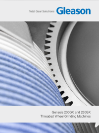 Brochure - Genesis 200GX and 260GX Threaded Wheel Grinding Machines
