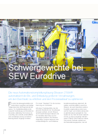 Artikel - Schwergewichte bei SEW Eurodrive