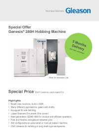 Genesis 280H Gear Hobbing Machine (SN:33383)