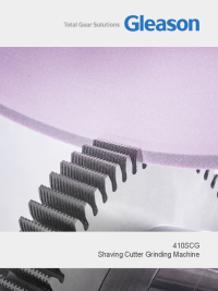 Brochure - 410SCG Shaving Cutter Grinding Machine