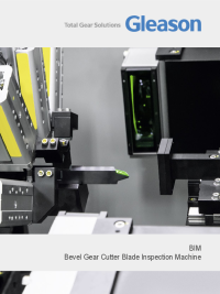 Brochure - BIM Bevel Gear Cutter Blade Inspection Machine