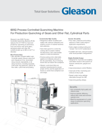 Brochure - 685Q Process Controlled Quenching Machine
