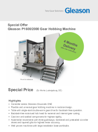 Special Offer - P1600/2000 (SN33329)