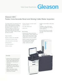 Flyer - GBX: Faster, More Accurate Bevel and Skiving Cutter Blade Inspection