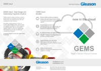 Brochure - GEMS Gleason Engineering and Manufacturing System