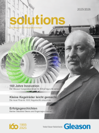 Solutions 2025/2026 -  160-jähriges Jubiläum von Gleason, KISSsoft Release 2025 mit KISSsoft System Module, Coniflex Pro für geradverzahnte Kegelräder, Phoenix 100C Kegelradfräsmaschine, GEMS HMI, 175GMS nano Verzahnungsmesssystem, Segmentspannbüchsen. Erfolgsgeschichte von Marine Industrial Gears und Engranajes Juaristi.