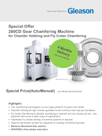 Special Offer - Genesis 280CD Gear Chamfering Machine (SN09701)
