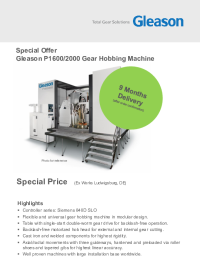 Special Offer - P1600/2000 (SN33329)